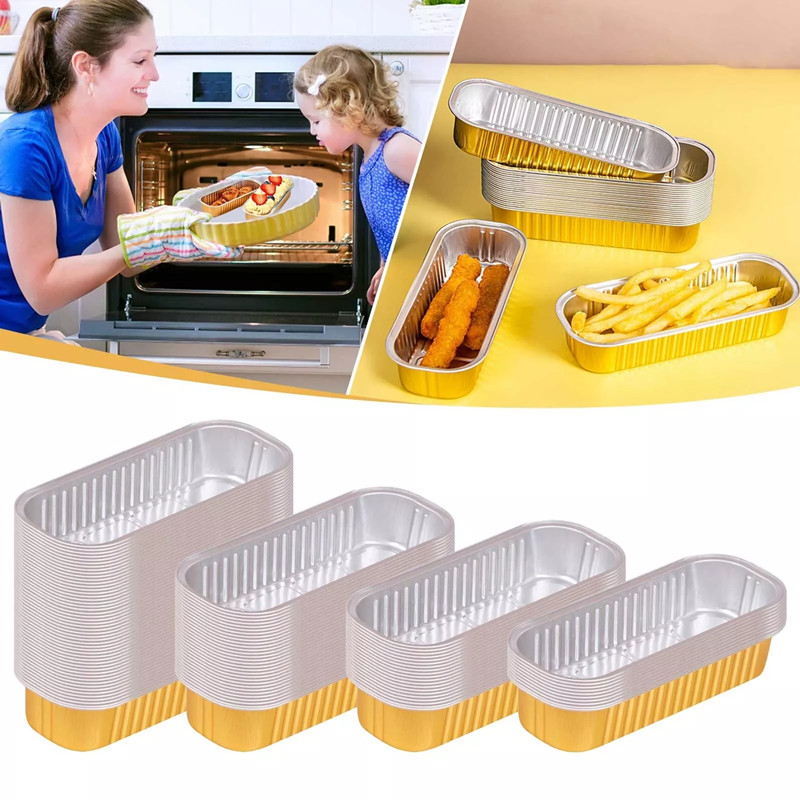 Tin Container Lid - 10 adet, şeffaf kapaklı, tek kullanımlık