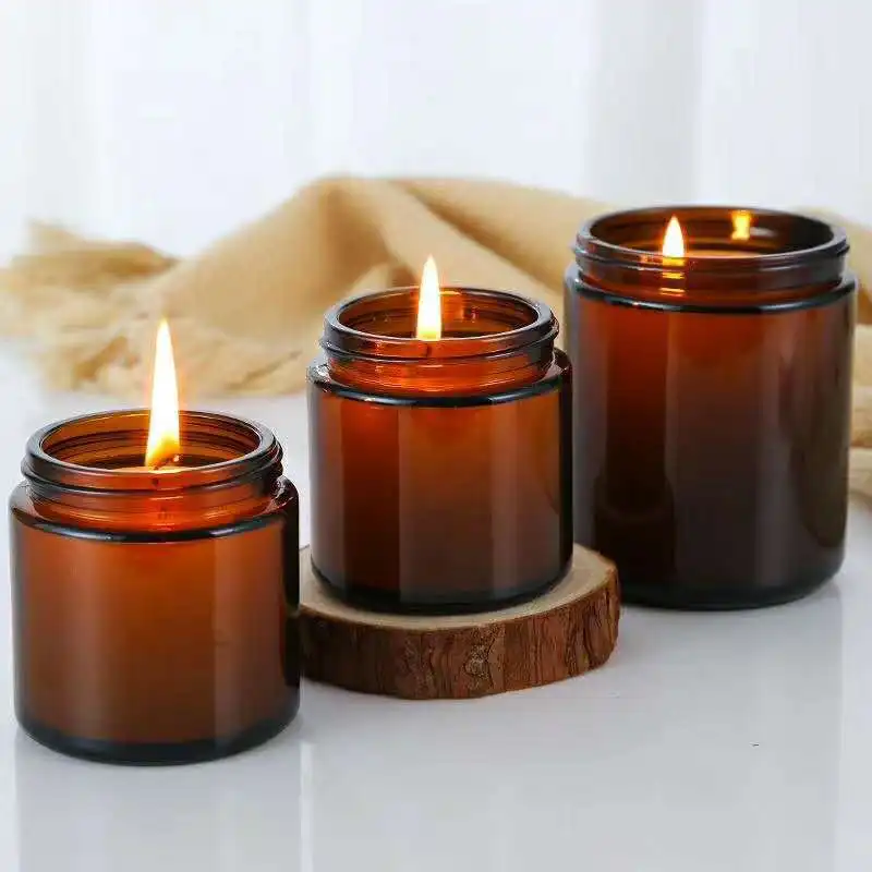 Cam Mum Kavanozları, 4oz Amber - Candle Making Jars With Lids incelemesi ve fiyatı