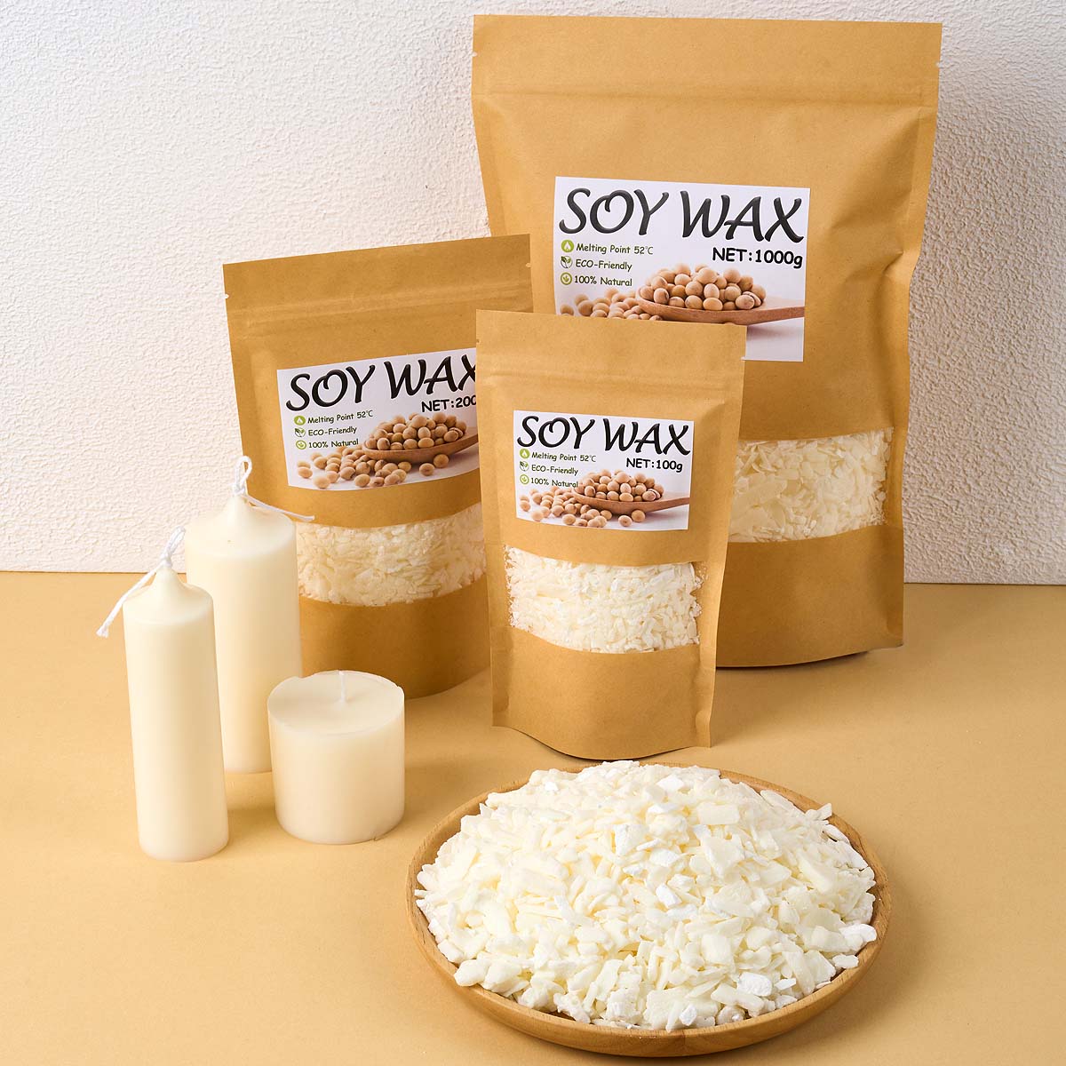 1 Pound Saf Beyaz Soya Balmumu - Candle Making Tutorial incelemesi ve fiyatı