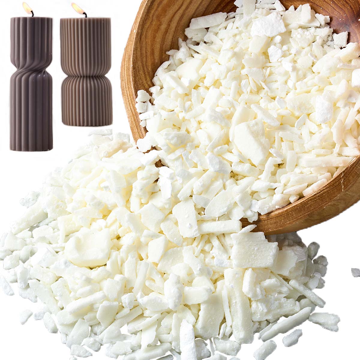 1 Pound Saf Beyaz Soya Balmumu - Candle Making Tutorial incelemesi ve fiyatı