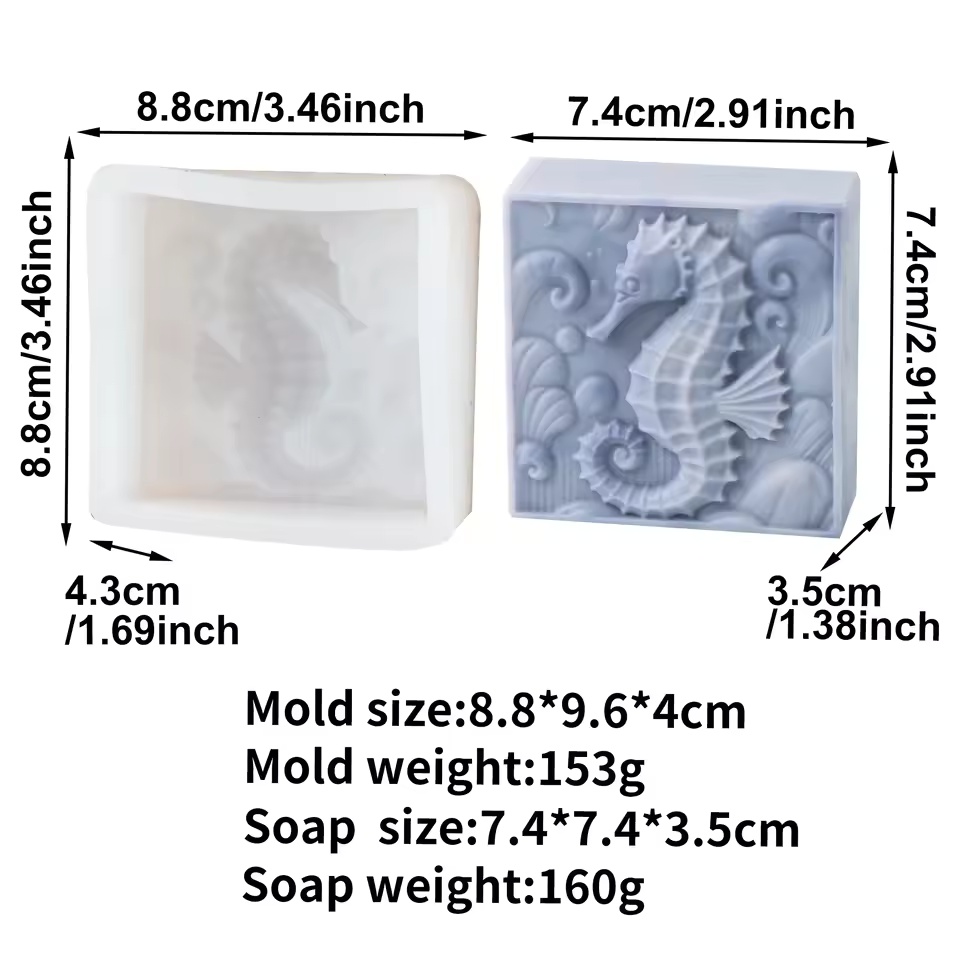 3D Denizatı Silikon Sabun Kalı - Candle Making Tutorial incelemesi ve fiyatı