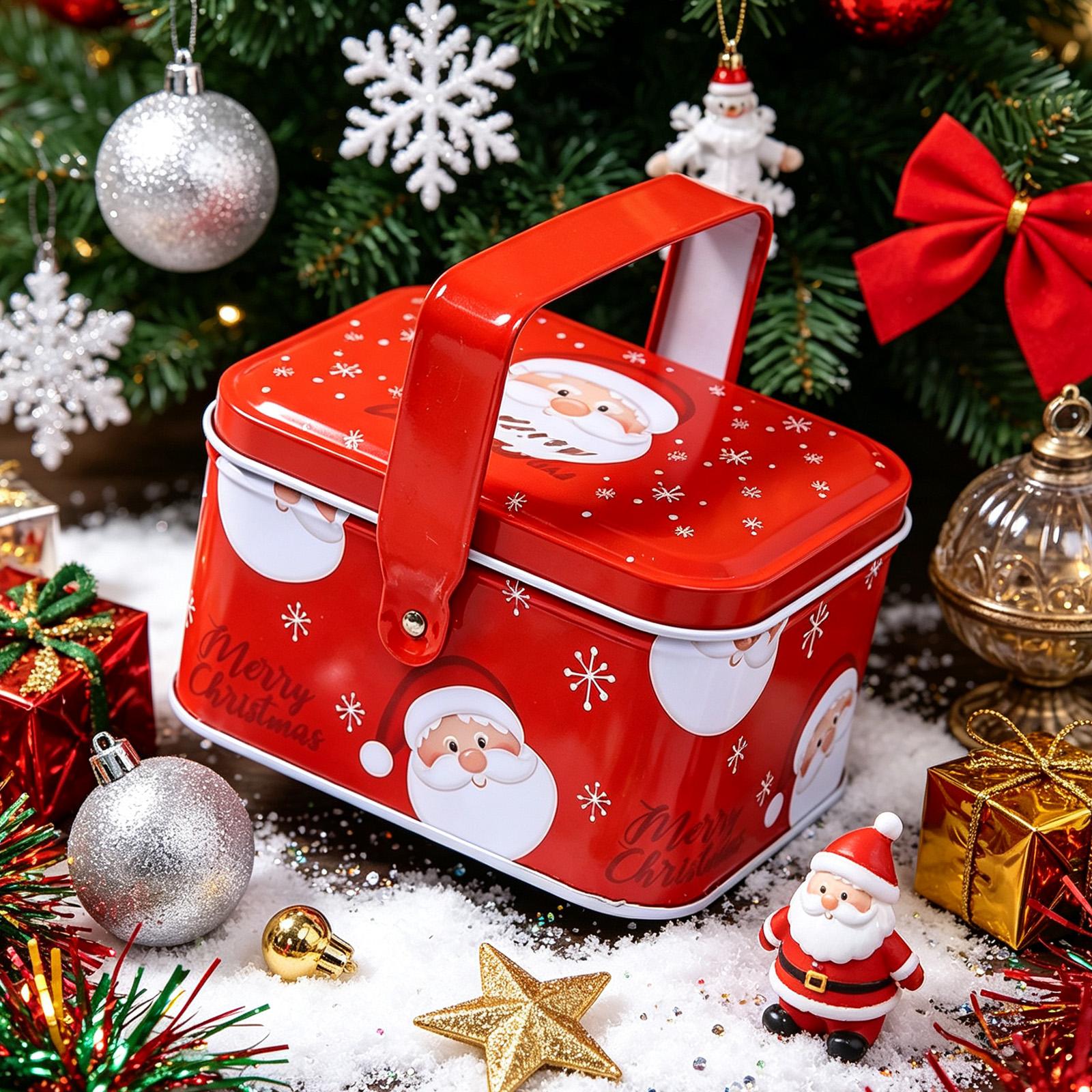 Noel Kurabiye Kutuları, Kapakl - Tin Container Lid incelemesi ve fiyatı