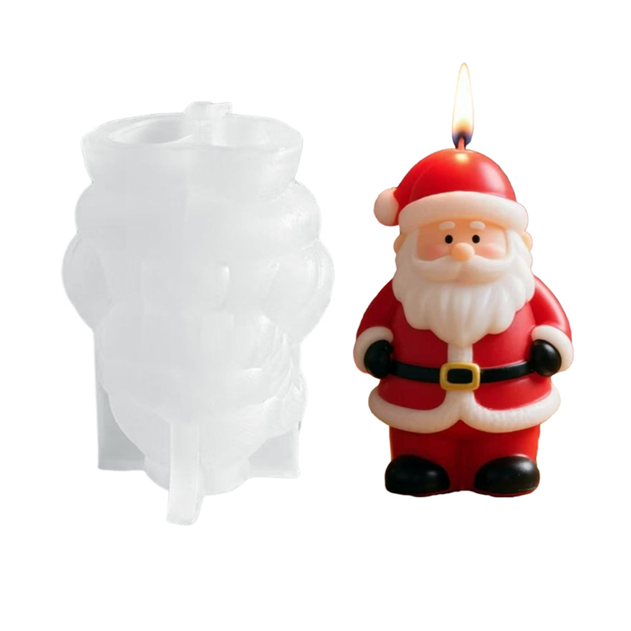 Yeni 3D Noel Baba Silikon Mum  - Candle Making Tutorial incelemesi ve fiyatı